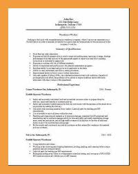 9 Warehouse Resume Objective Resume Pdf
