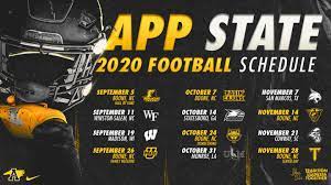 2020 App State Football Schedule ...