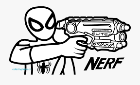 Nerf guns are so fun and safe to play with. Nerf Gun Coloring Pages Idea Whitesbelfast