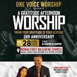 A Gratitude Afternoon Worship experience