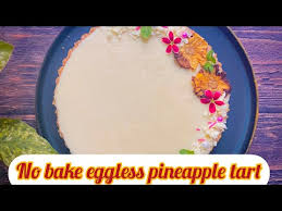 no bake tart eggless pineapple tart