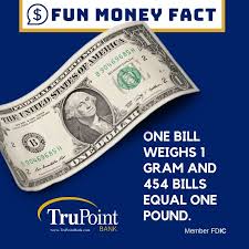 There are 10,000 $100 bills in $1,000,000 so $1,000,000 in $100 bills weighs 10,000 grams. Trupoint Bank On Twitter One Bill Weighs 1 Gram And 454 Bills Equal One Pound Therefore If You Have 1 Million In Single Bills It Would Weigh Over 1 Ton A Suitcase
