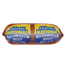 hebrew national beef salami lunch meat