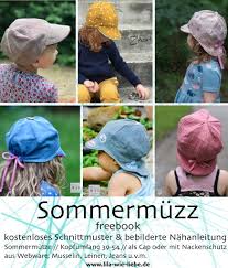 This crochet pattern includes written instructions and a video tutorial. Sommermuzz Freebook Kostenlose Anleitung Und Schnittmuster Einer Sommermutze Fur Kinder Lila Wie Liebe