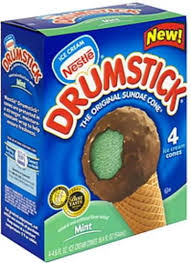 drumstick mint ice cream 4 ea