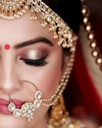 female bridal makeup hairstyle and