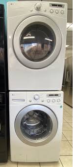 lg front load washer and electric dryer