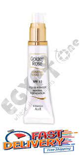 golden rose liquid powder mineral