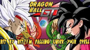 This is a list of unreleased bruce faulconer tracks that were left out from the dragon ball z american soundtrack series by bruce faulconer. Dragon Ball Gt English Opening Full With Lyrics Bit By Bit I M Falling Under Your Spell Youtube