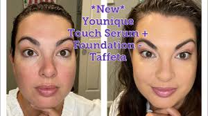 new younique touch serum foundation