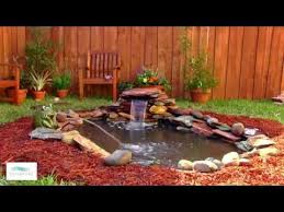 small waterfall to your pond