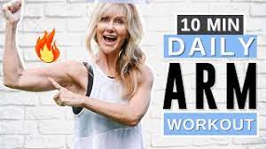 10 minute tone your arm workout over 50