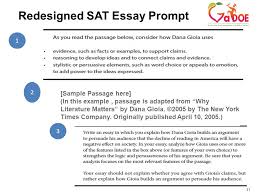 SAT Essay Examples for the   Types of Essay Prompts Magoosh