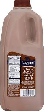 lucerne 2 reduced fat chocolate milk