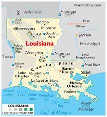 Census data for louisiana are available beginning with the 1810 census. Louisiana Maps Facts World Atlas