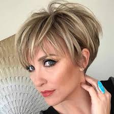 Short hair with choppy combed over waves offers a quick and easy way to look both slimmer and more fashionable. Hair Styles For Short Hair Women Over 60 Novocom Top