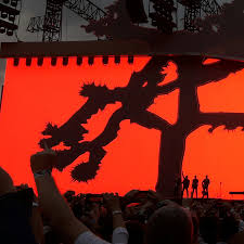 we watched u2 perform in dublin