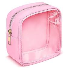 yesmet small makeup bag clear mini