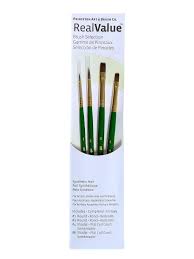 green handled brush sets