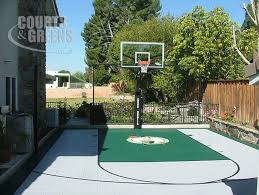 small backyard basketball court ideas