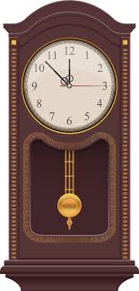 Vintage Wall Clock Clipart Design