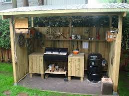 Maybe you would like to learn more about one of these? Instead Of Destroying Their Old Shed They Made It Something Incredible I Am Jealous Bbq Shed Outdoor Kitchen Design Bbq Shelter