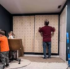 How To Build A Diy Giant Pegboard Wall