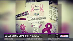 krbe radio collects bras for a cause