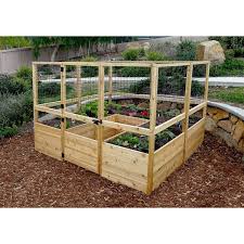8 Ft Garden In A Box With Deer Fencing