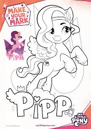 my little pony pipp coloring page