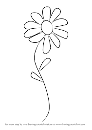 how to draw a flower for kids flowers