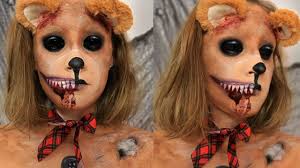 evil teddy bear makeup tutorial