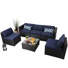 Phi Villa Outdoor Rattan Sectional Sofa