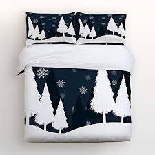 tree snowflake bedding set