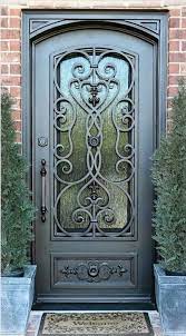 Iwd Wrought Iron Single Entrance Door