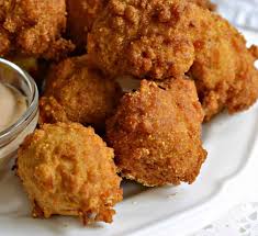 hush puppies with crispy edges and