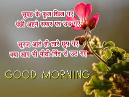 good morning wishes in hindi with