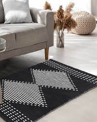 black rugs carpets dhurries for