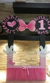 minnie mouse photo booth frame pictures