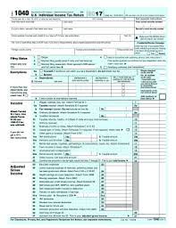 irs 1040 2017 fill and sign printable