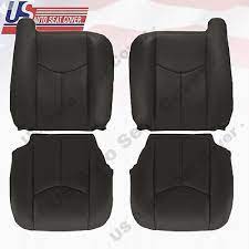 Front Leather Seat Covers Dk Gray