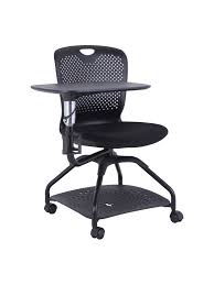 Available in black and white colors. Lorell Mobile Student Training Chair Black Office Depot