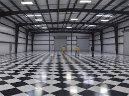 ultimate concrete checkerboard floor