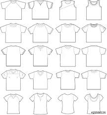 T Shirt Outline Templates For Kids Women Men Tee Template