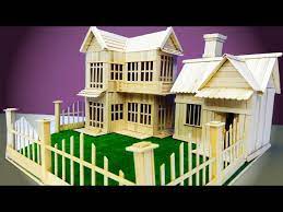 2 Diy Mansion House From Popsicle Stick