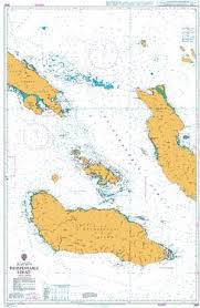 British Admiralty Nautical Chart 3997 South Pacific Ocean