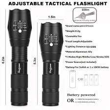 alonefire flashlight cree xml t6 led