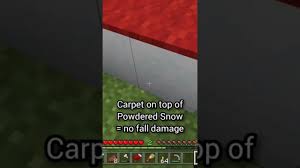 no fall damage minecraft