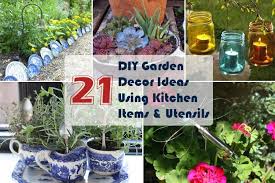 21 Diy Garden Decor Ideas Using Kitchen