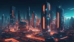 futuristic city images free